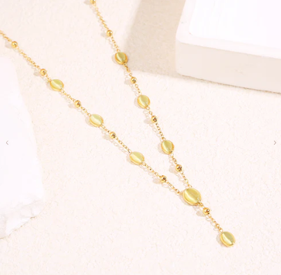 Collier Cravate Oeil de Chat