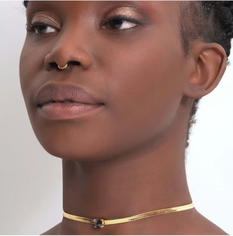 Collier Choker Kalista - Doré