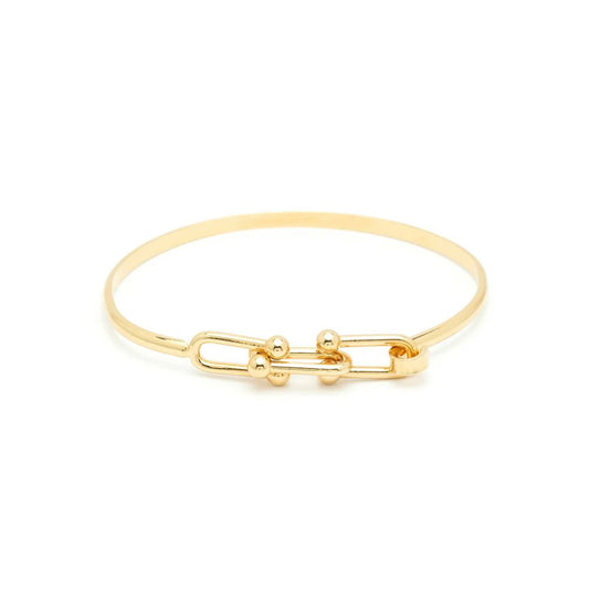 Bracelet Jonc 3 Mailles Doré