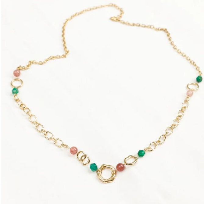 Collier Sautoir Indie - Doré