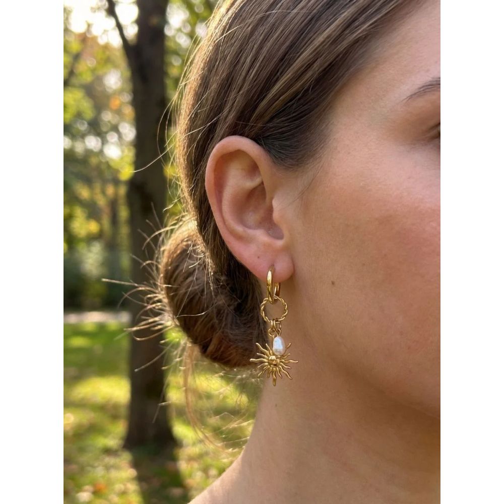 Boucles Soleil XL - Dorées