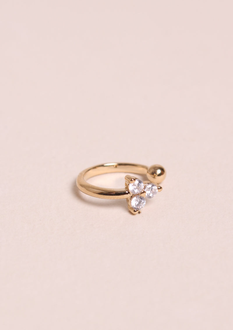 Bague d'Oreille Earcuff Trèfles