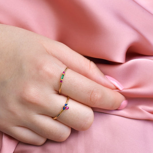 Bague Triade - Rectangle