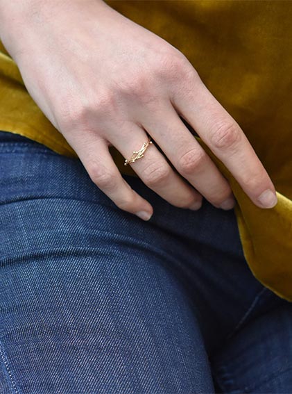 Bague Mélia - Doré