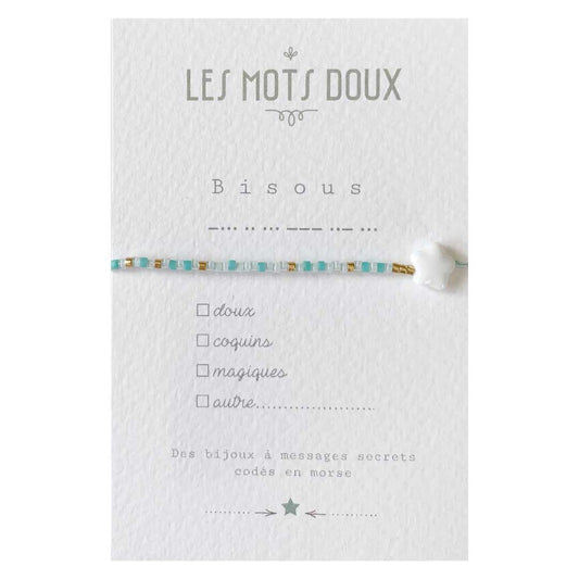 Bracelet Perles Miyuki Mots Morse Bijoux