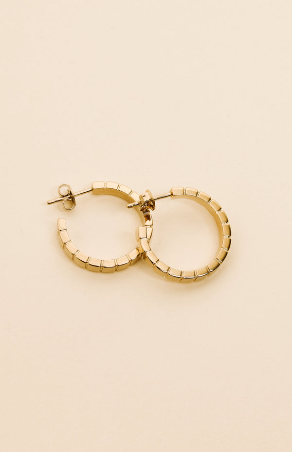 Boucles Créoles Kara - Plaqué Or