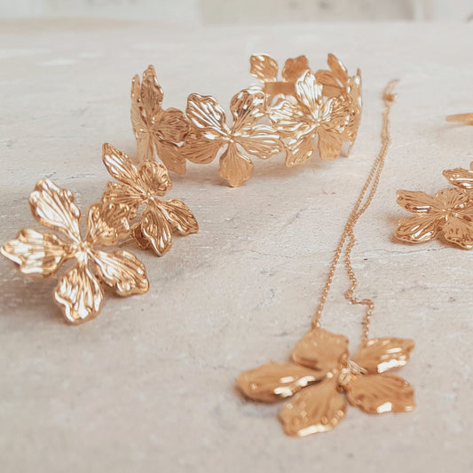 Boucles Laurine XL - Doré