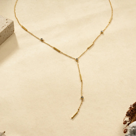 Collier Cravate Amane 3 - Doré