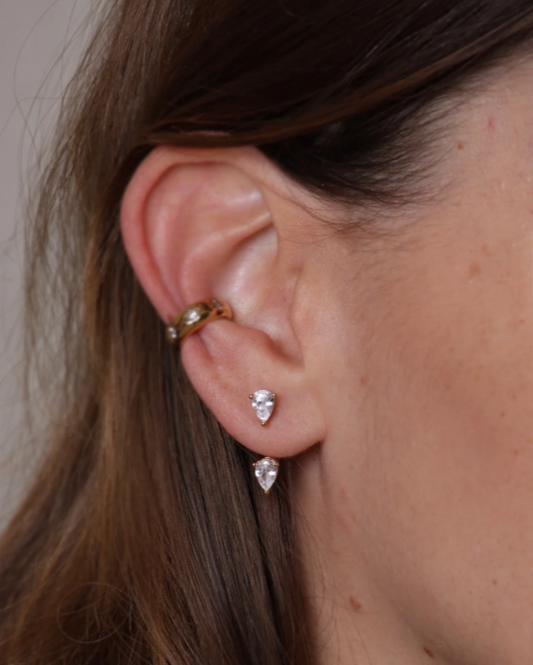 Boucles Avant/Arrière Tammie - Dorées