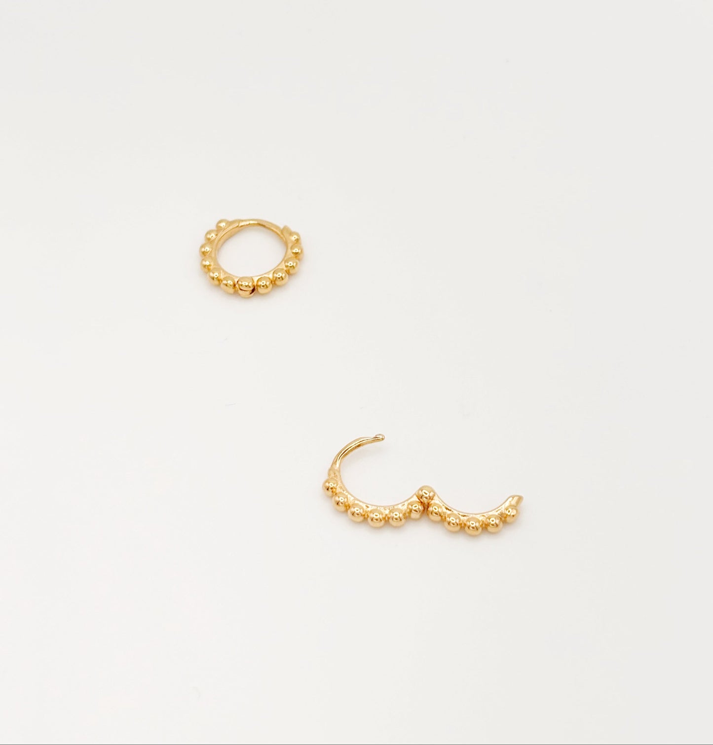 Boucles Mini Créoles Soacha - Plaqué Or