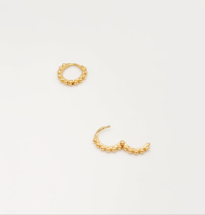 Boucles Mini Créoles Soacha - Plaqué Or