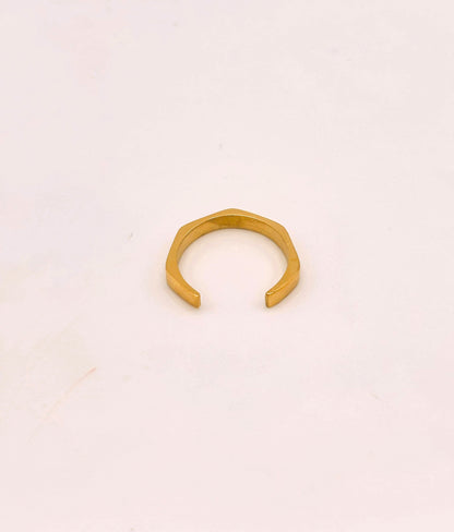 Bague Ajustable Octavia - Doré