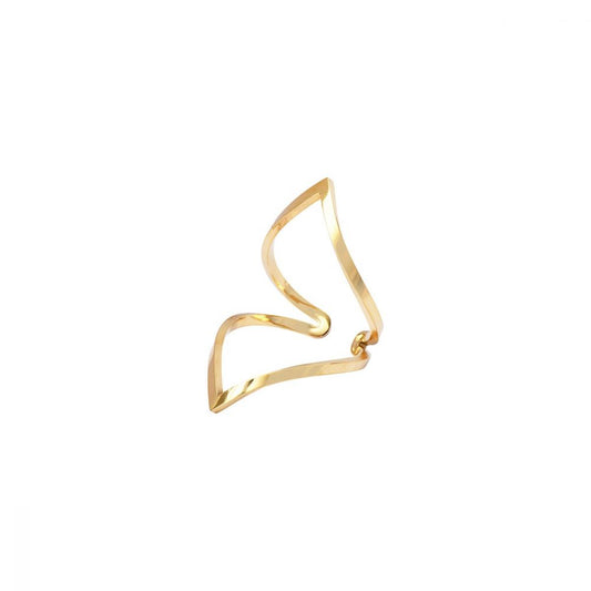 Bague Ajustable Grand Losange Dorée