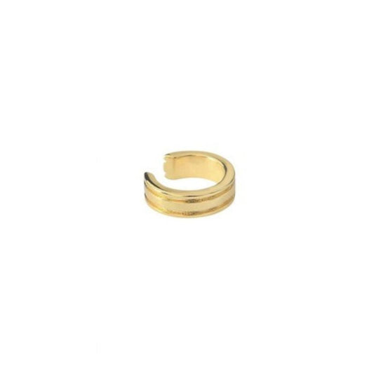 Bague d'Oreille Earcuff 2 Lignes Dorée