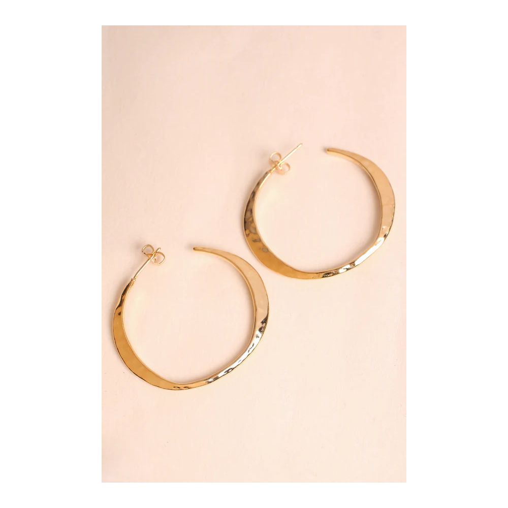 Boucles Créoles Nahia - Plaqué  Or