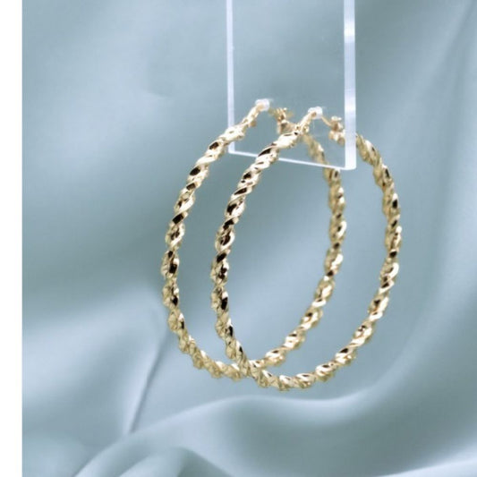 Boucles Créoles Sinaï - Plaqué Or