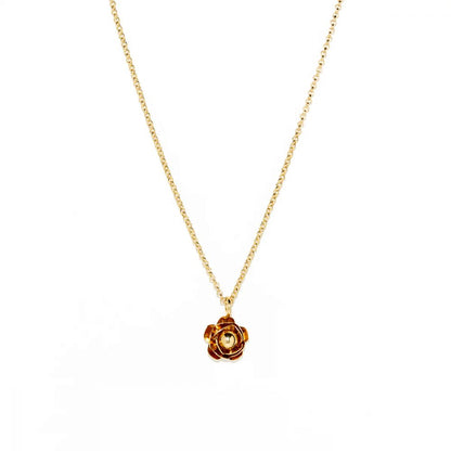 Collier Tour de Cou Pendentif Fleurs