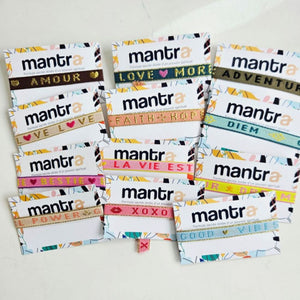 Bracelet Cordon Coton Mantra