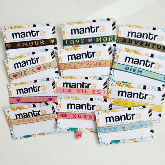 Bracelet Cordon Coton Mantra