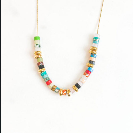 Collier Tour de Cou et Perles Naturelles 