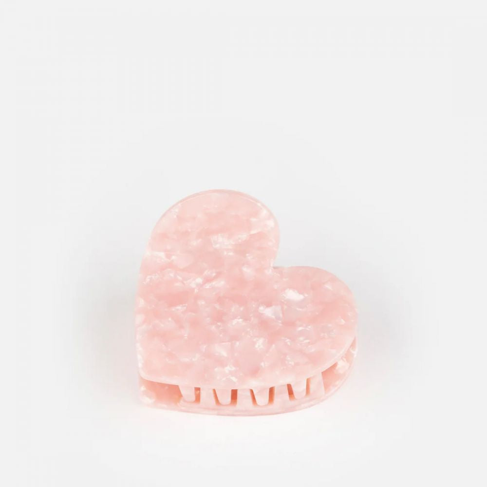 Pince à Cheveux Forme Coeur Colorées