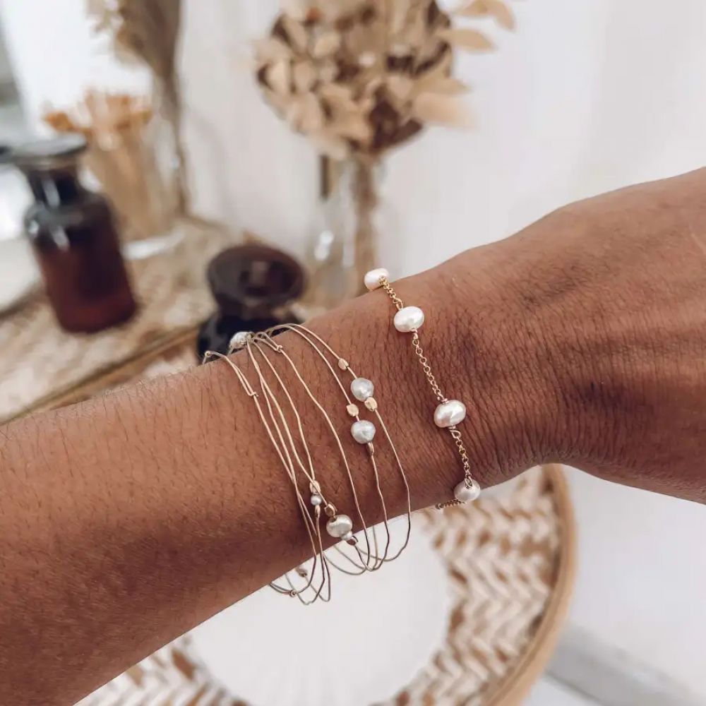Bracelet Pierrette - Plaqué Or