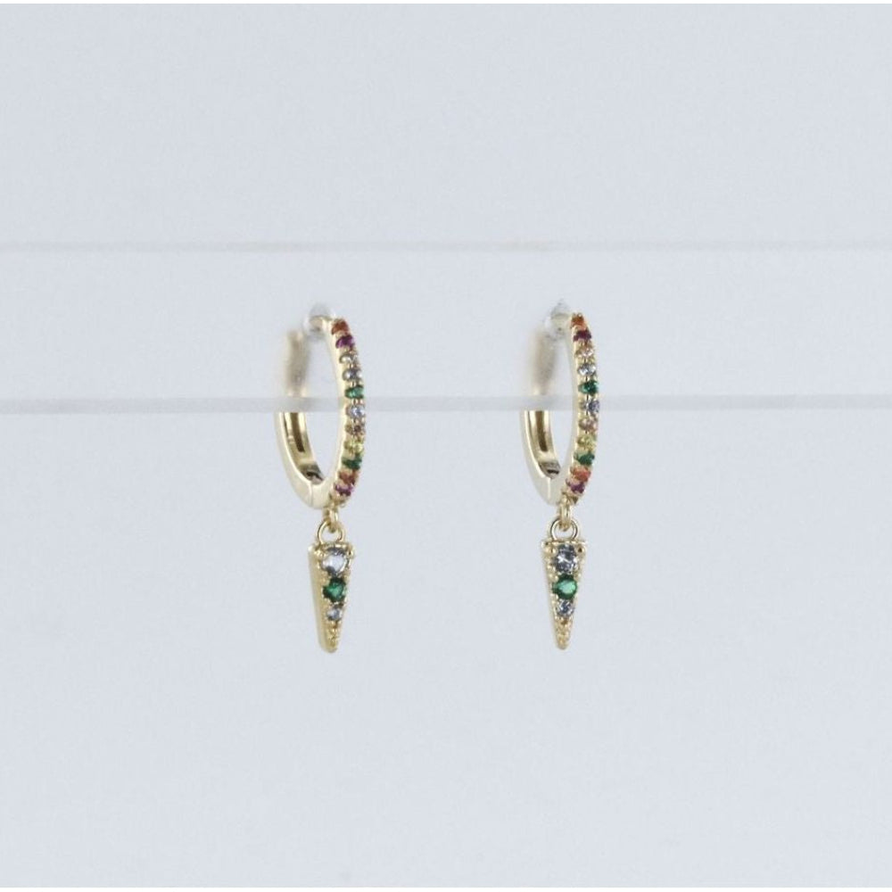 Boucles mini créoles Pika