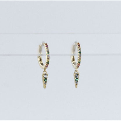 Boucles mini créoles Pika