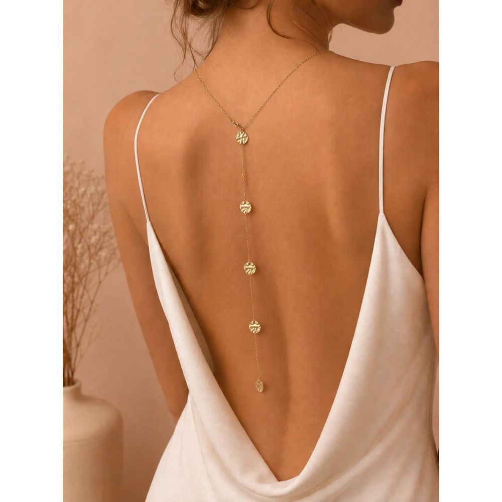 Collier de Dos a Médaillons Martelés
