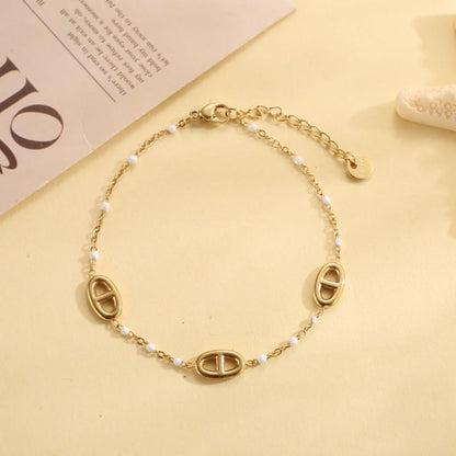Bracelet chaîne à maille marine 