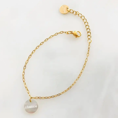 Bracelet Nacre et Mot