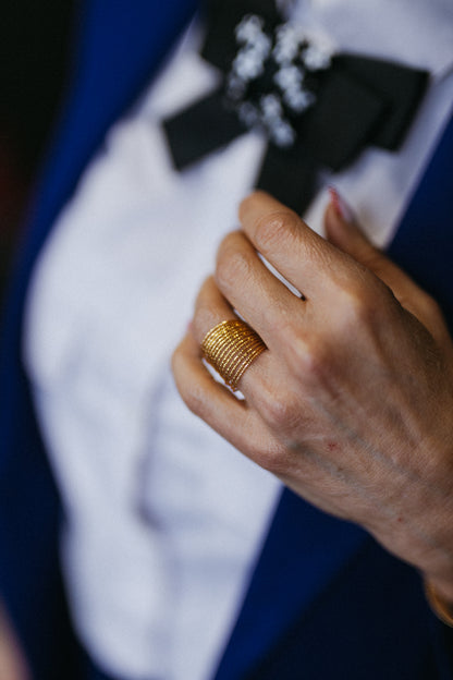 Bague Disco - Dorée