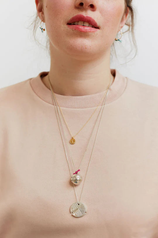 Collier Pastille - Argent Massif