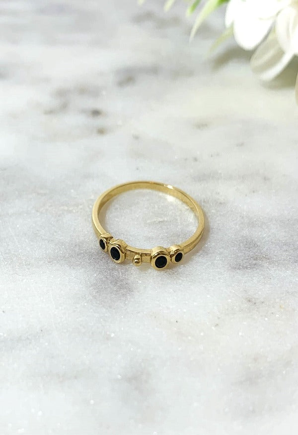 Bague 3 Onyx