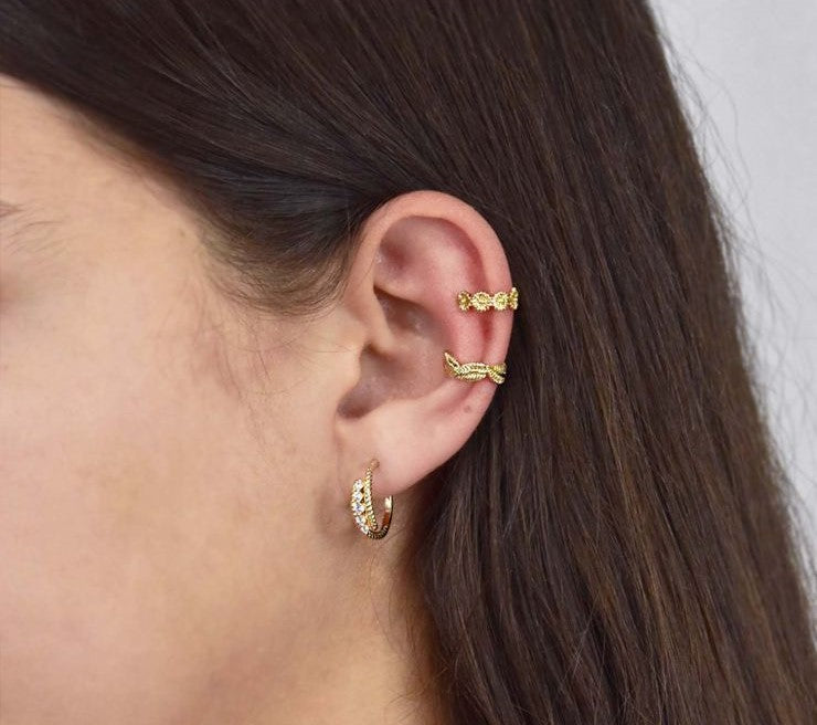 Boucle Earcuff Melton - Plaqué or