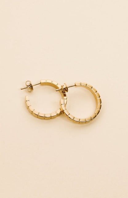 Boucles Créoles Kara - Plaqué Or